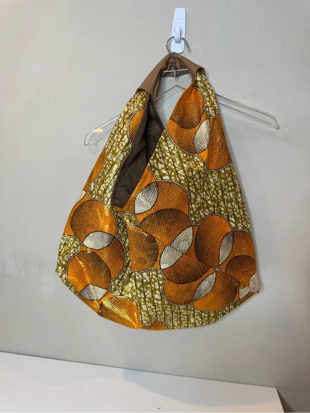 Love Beats Boutique Margie McClarin African Print Hobo Shoulder Bag